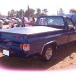 Blue Antique Truck - Back